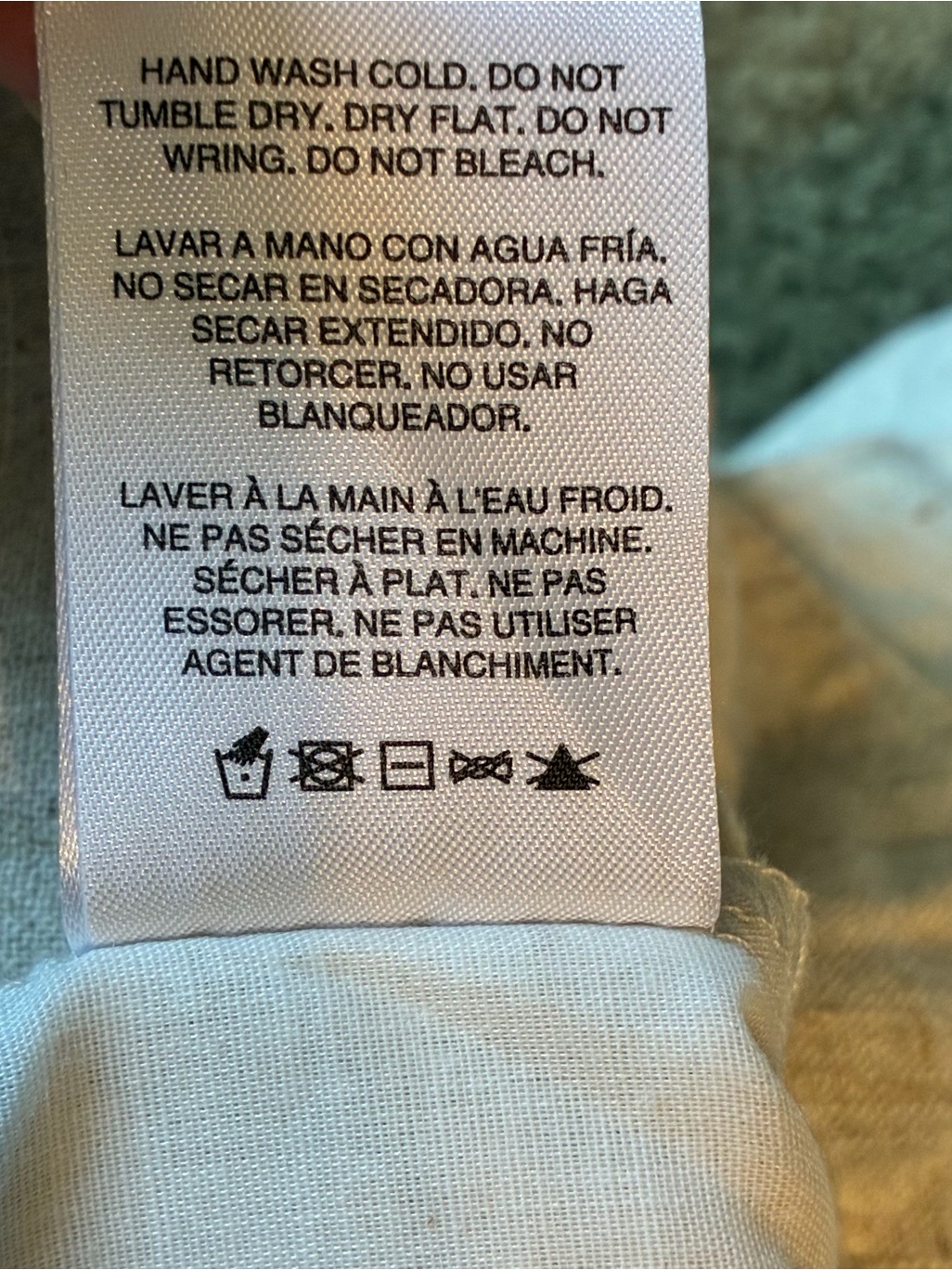 Thread Supply Nwt Wide Leg Trousers Cream Linen Blend Lightweight Dress Pants L — image 7 of 8